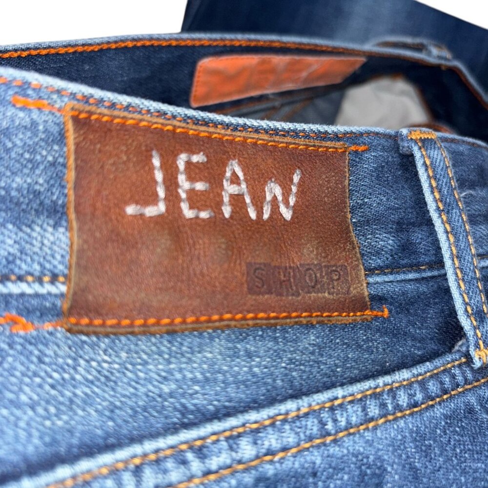 The Jean Shop Selvedge Men's 34 Medium SLIM Denim Jeans - Picture 3 of 6